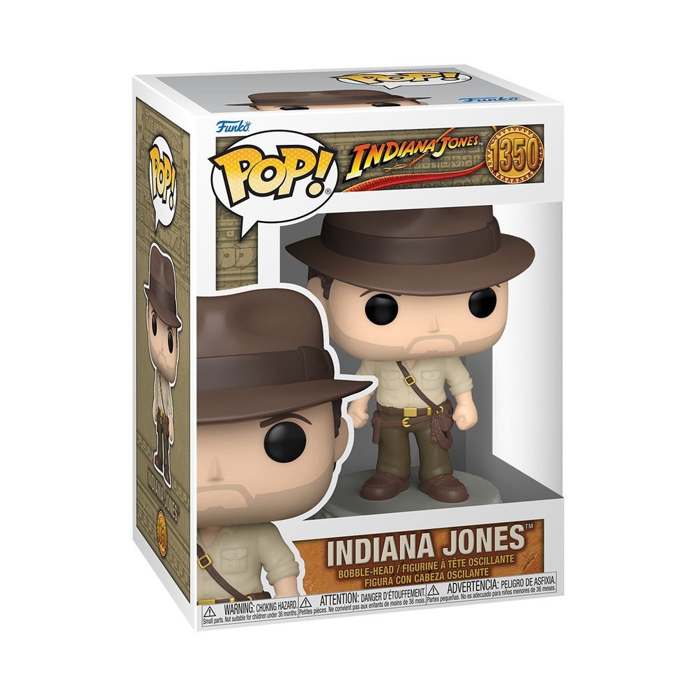 Funko Pop Indiana Jones #1350 Vinyl Figure Bobble Head 5inches New In A Box gift